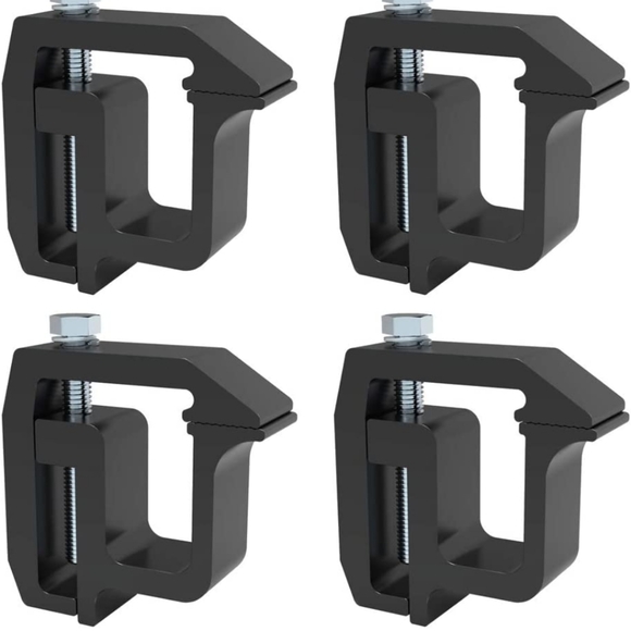 singaro Accessories 4 Pcs Mounting Clamps Truck Caps Camper Shell